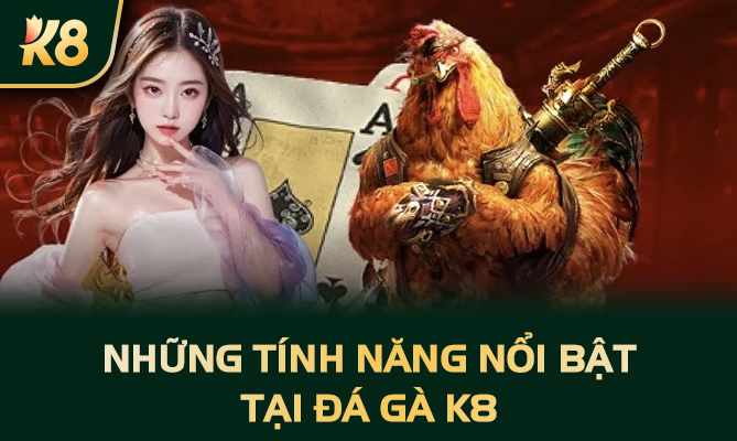 Những tính năng nổi bật tại đá gà K8